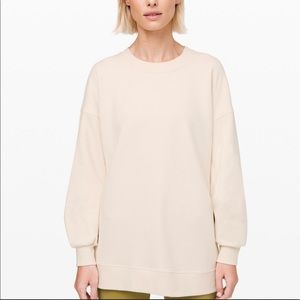 Lululemon Perfectly Oversized Crew Size 8, Ivory